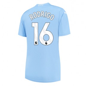 Manchester City Rodri Hernandez #16 Hemmatröja Kvinnor 2023-24 Kortärmad